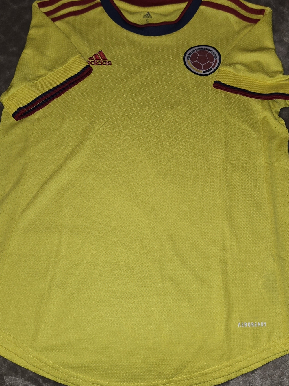 Adidas Colombia Yellow Soccer Jersey